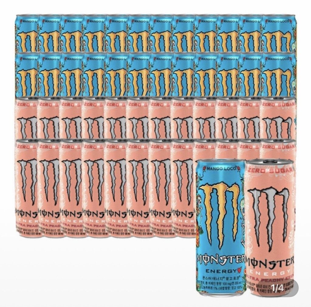 Monster Energy Mango Loco + Pea Chicken 355ml 48 lon (mỗi lon 24 lon)