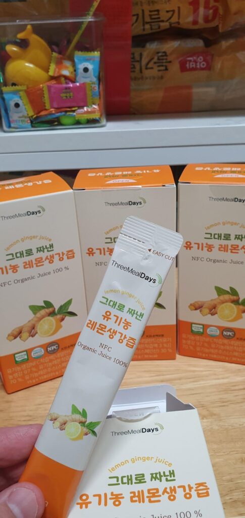 [Khác] 4 hộp nước ép chanh gừng hữu cơ Trimil Days, tổng cộng 60 gói