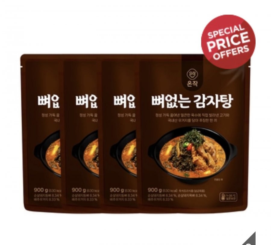 Onjak không xương Gamjatang 900g 4 gói