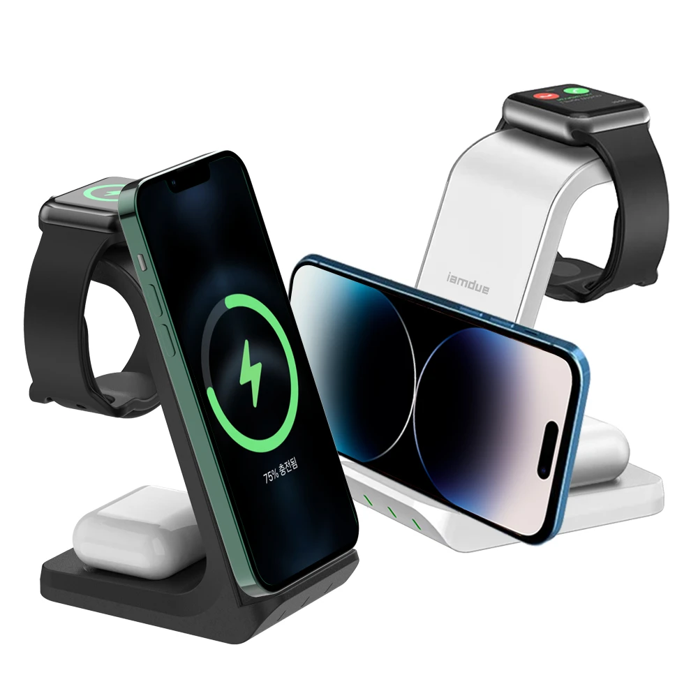 iMdew Galaxy Watch Multi 3in1 Sạc không dây FC31G, Trắng, 1 chiếc