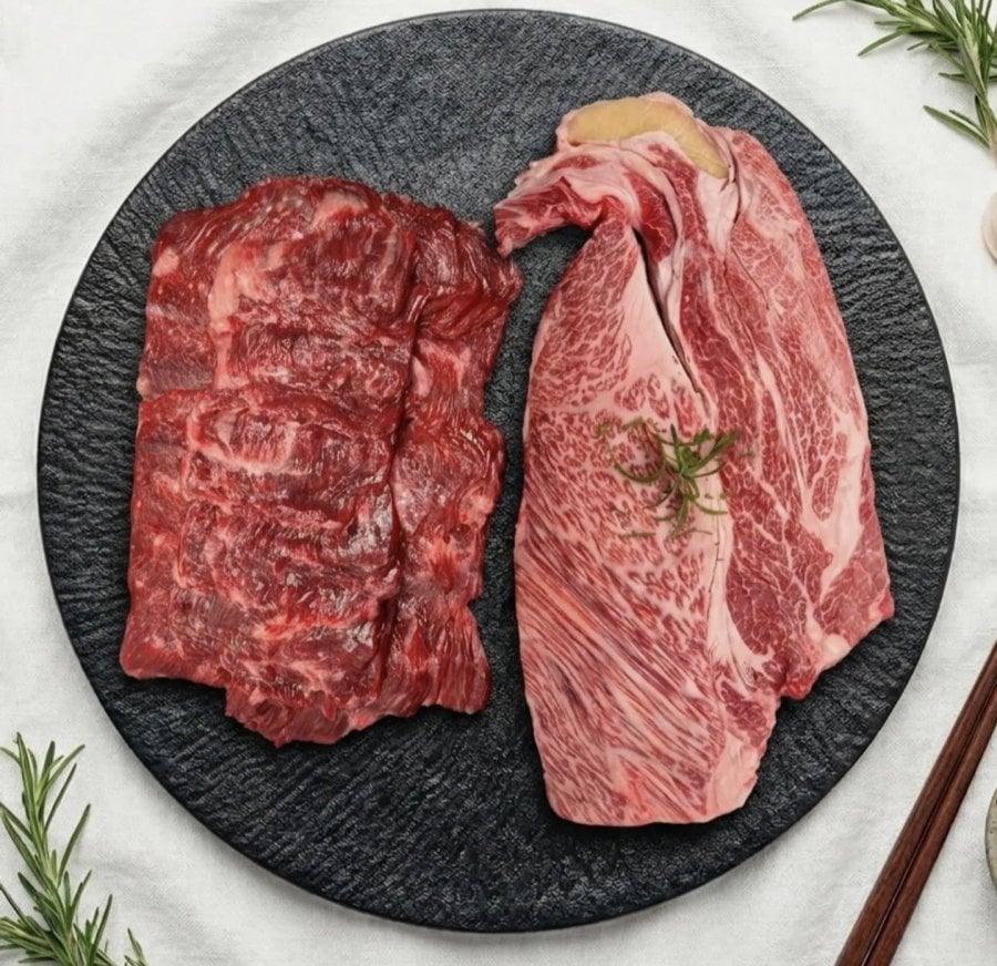 Sườn bò Hàn Quốc 1+ 600g (gói 300gx2), v.v.
