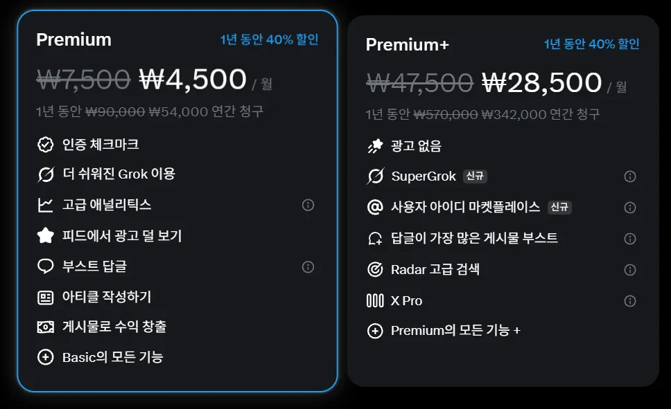 X Premium 1 năm