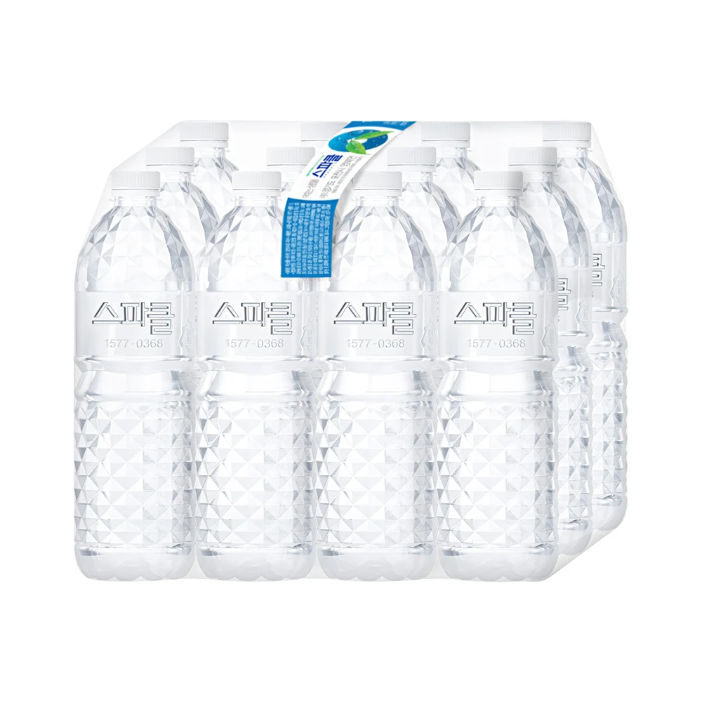 Nước đóng chai có ga, không nhãn, 1L, 36 chiếc