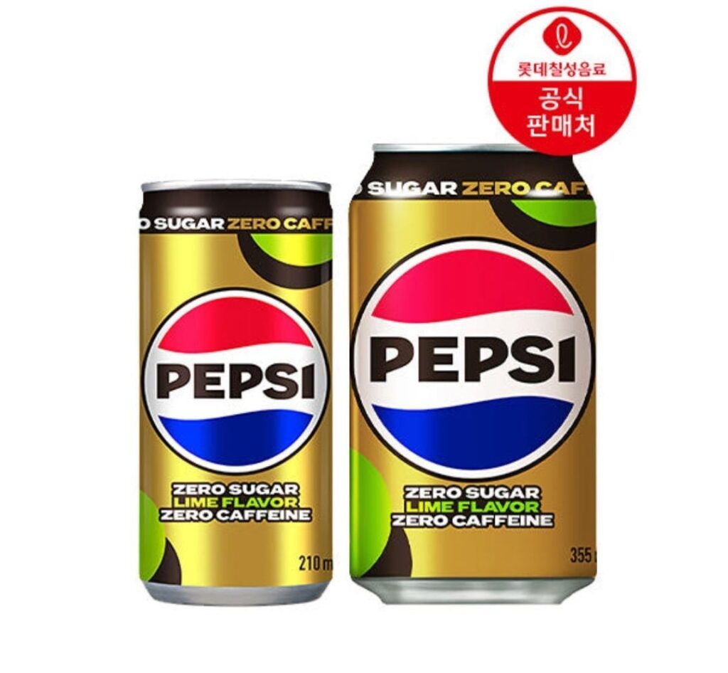 Pepsi Không Đường Vị Vôi Không Caffeine 355ml 24 lon + 210ml 30 lon