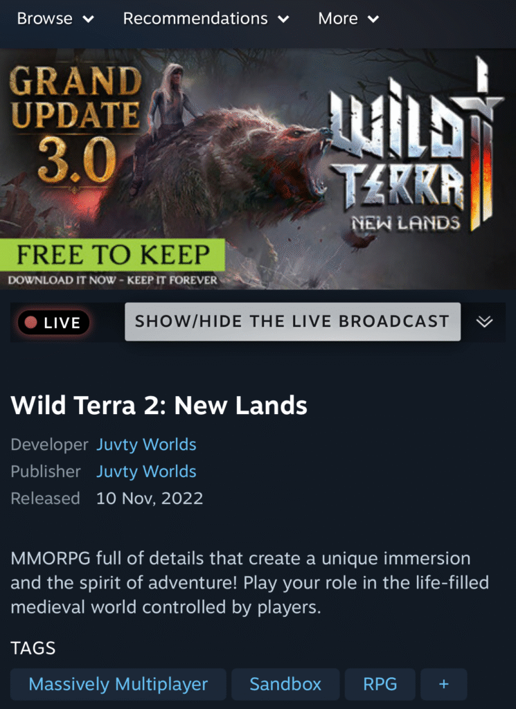 Wild Terra 2: Vùng đất mới