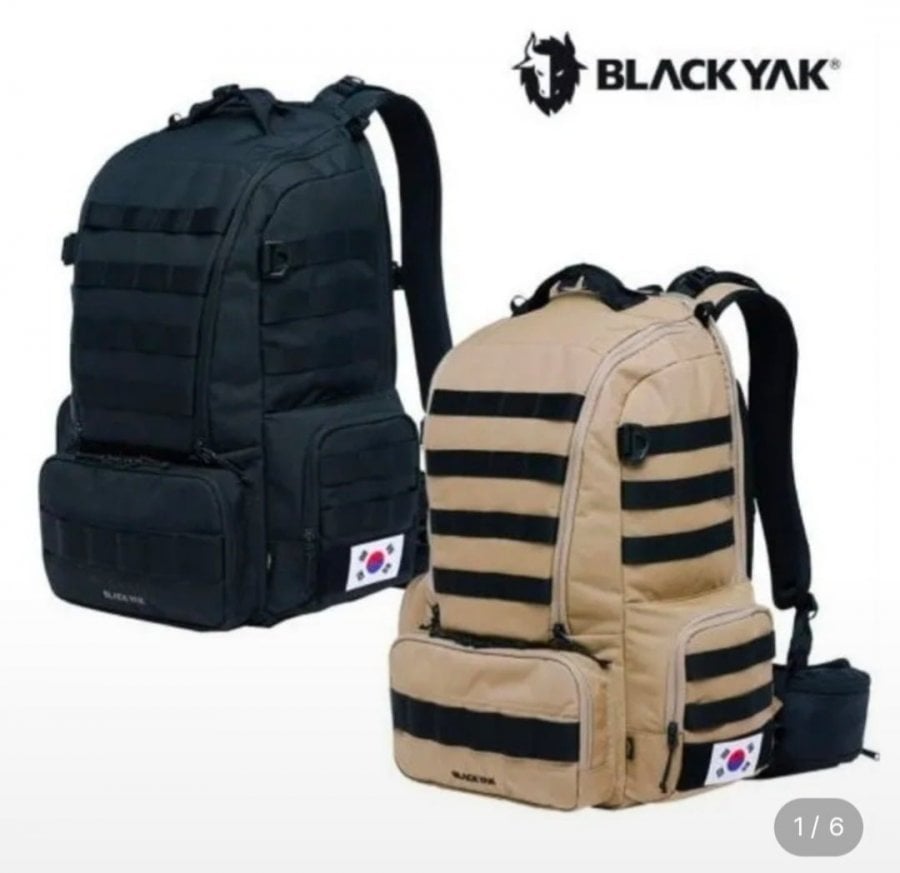 Ba lô chiến thuật Unisex Black Yak 28L