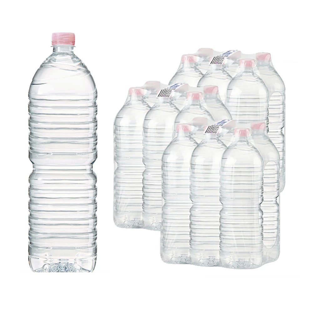 Nước đóng chai pha lê không nhãn, 2L, 18 chiếc