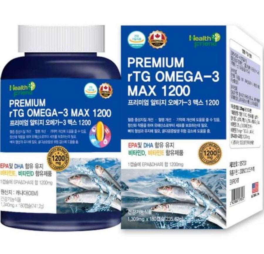 Altige Omega3 Max 1200 dùng 6 tháng