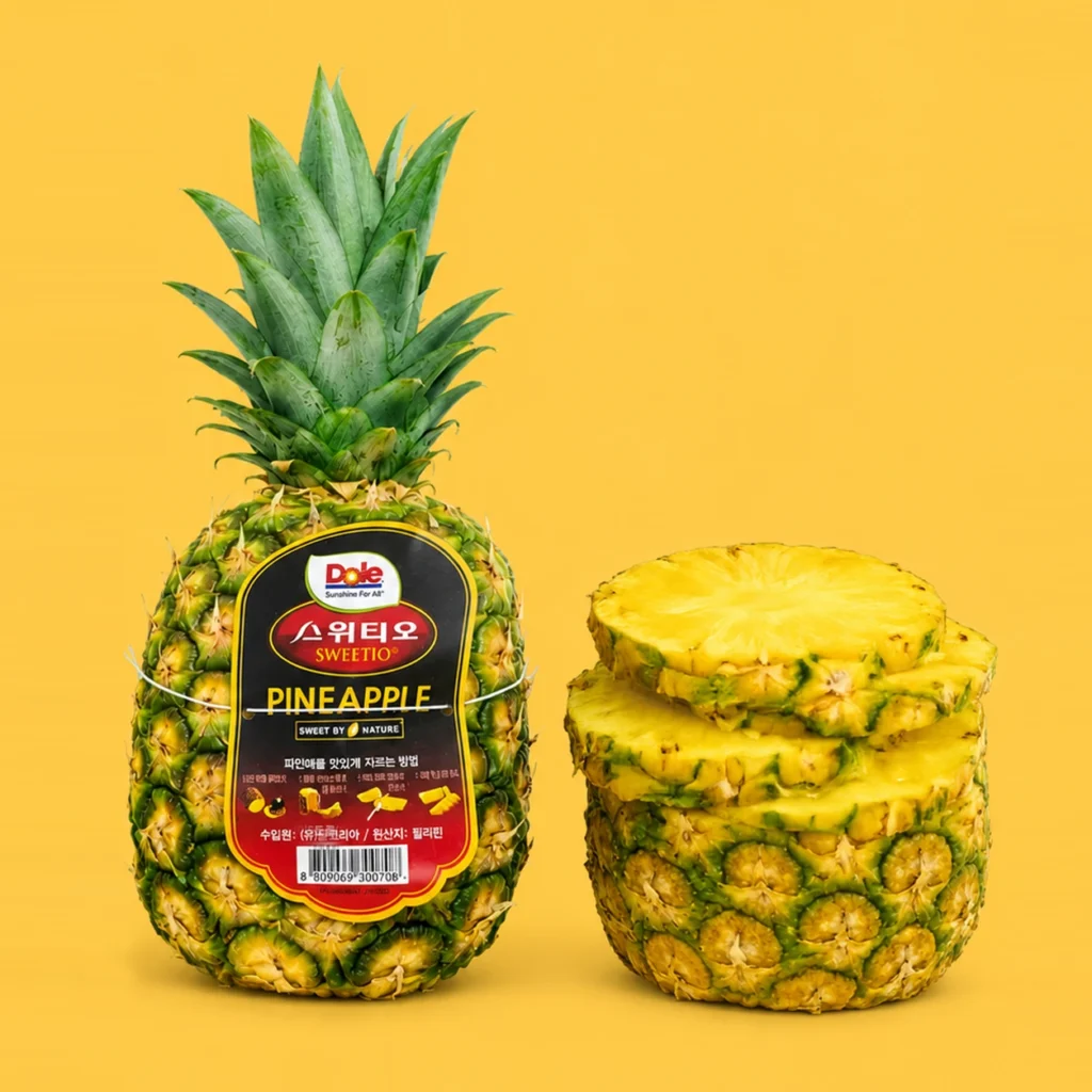 Dứa vàng Dole Sweetio, 2.6kg, 2 miếng, 1 hộp