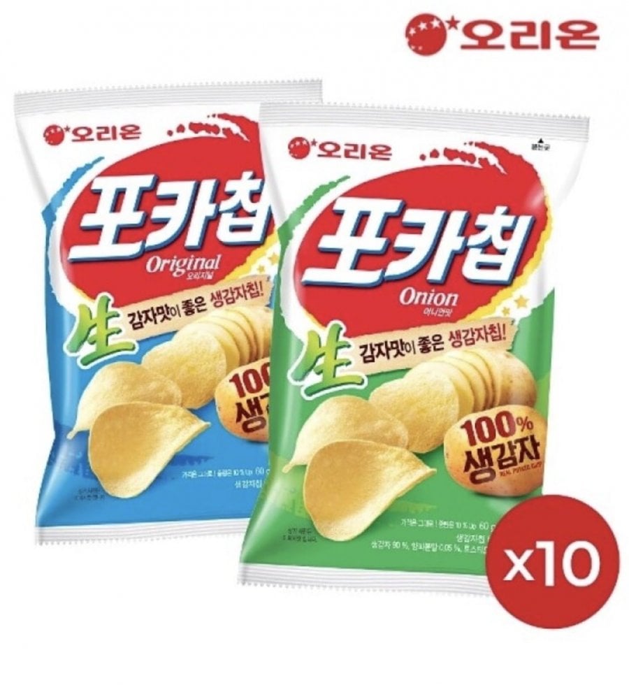 Orion Poca Chip Original/Hành Tây (66g) Tổng cộng 20 túi