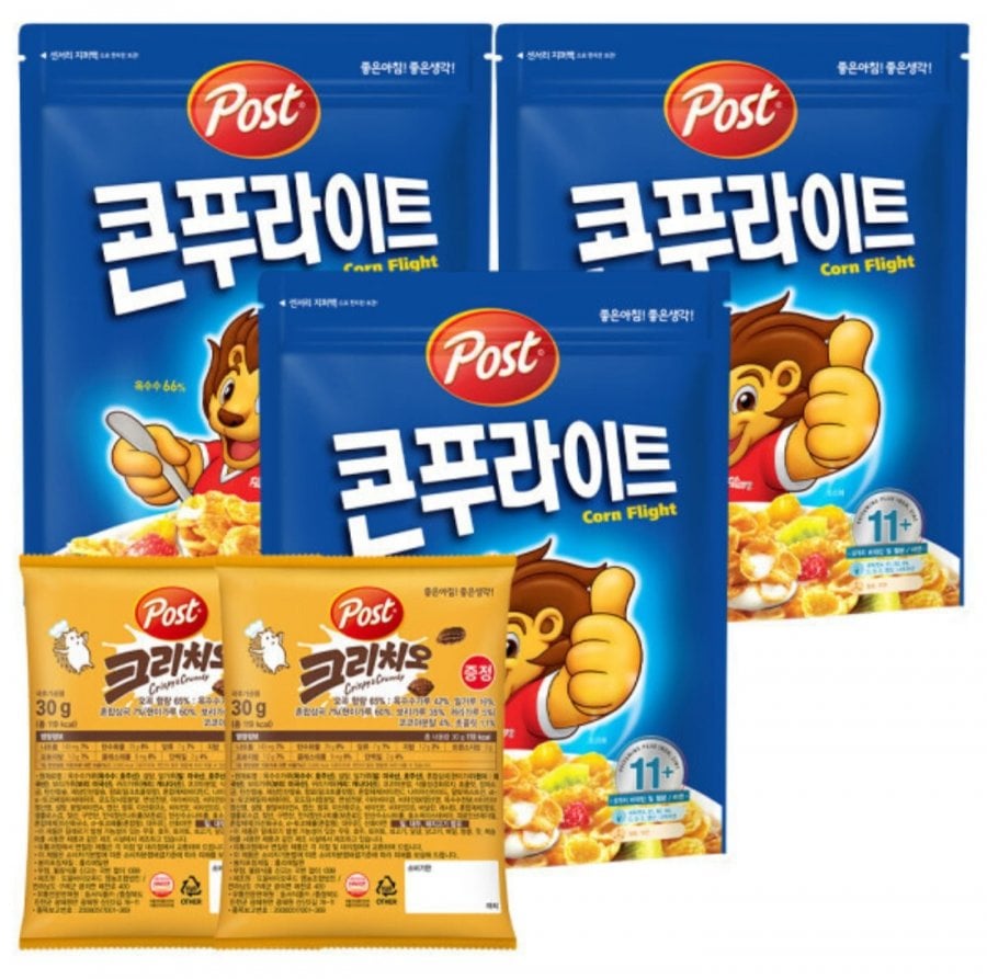 Ngũ cốc bột ngô 3 Post 600g + 2 Crizzio 30g