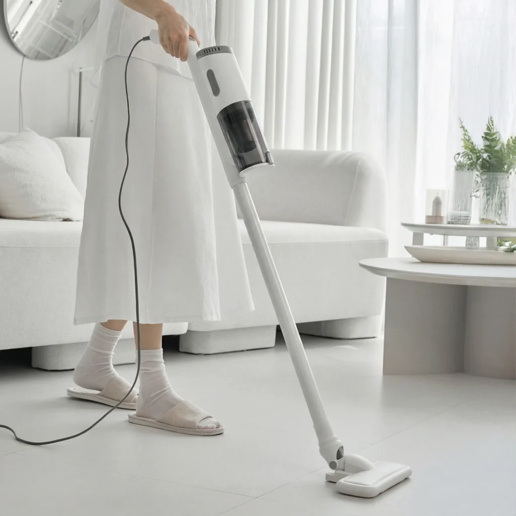 Máy hút bụi có dây Homeria Roomguard, HA-13KW, màu trắng