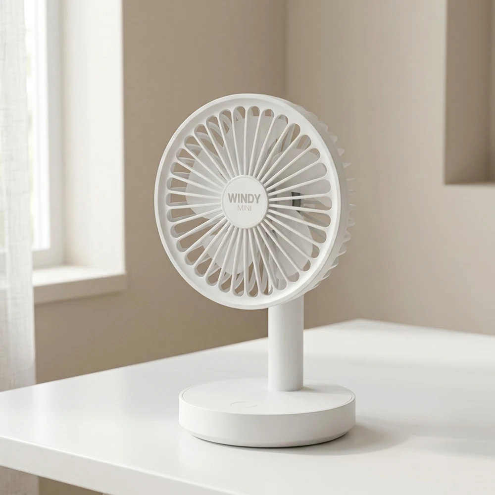 Quạt bàn mini WINDY MINI màu trắng 1 chiếc.