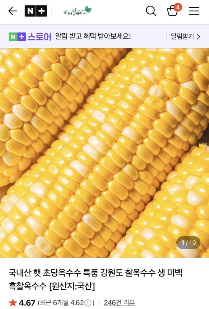 Mũ Chodang Corn Special, 10 chiếc dài khoảng 16cm