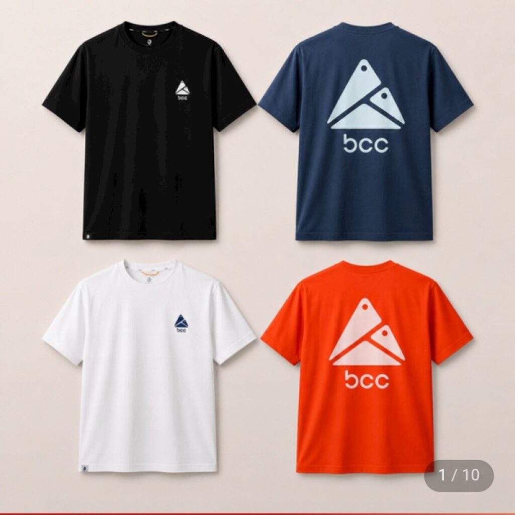 Áo thun đa năng Unisex Yak BCC màu đen