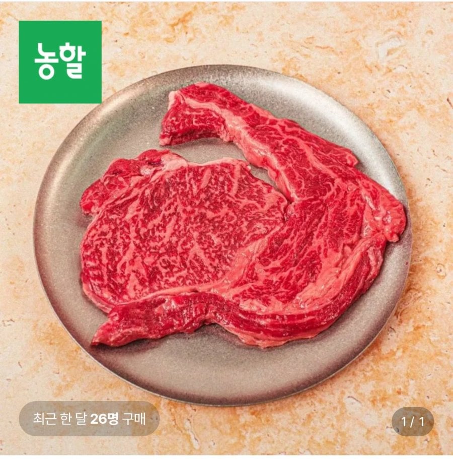 500g thăn bò Hàn Quốc loại 1