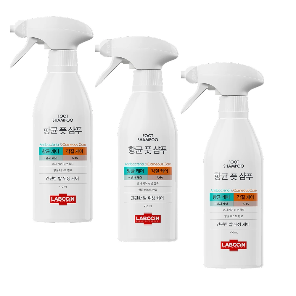 Dầu gội chân kháng khuẩn Rapsin Original, 410ml, 3 chiếc