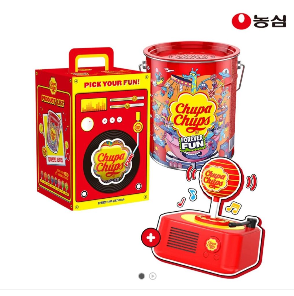 Chupa Chups Pop Art Teen 150 gói (+ quà tặng loa cổ điển Chupa Chups phiên bản giới hạn)