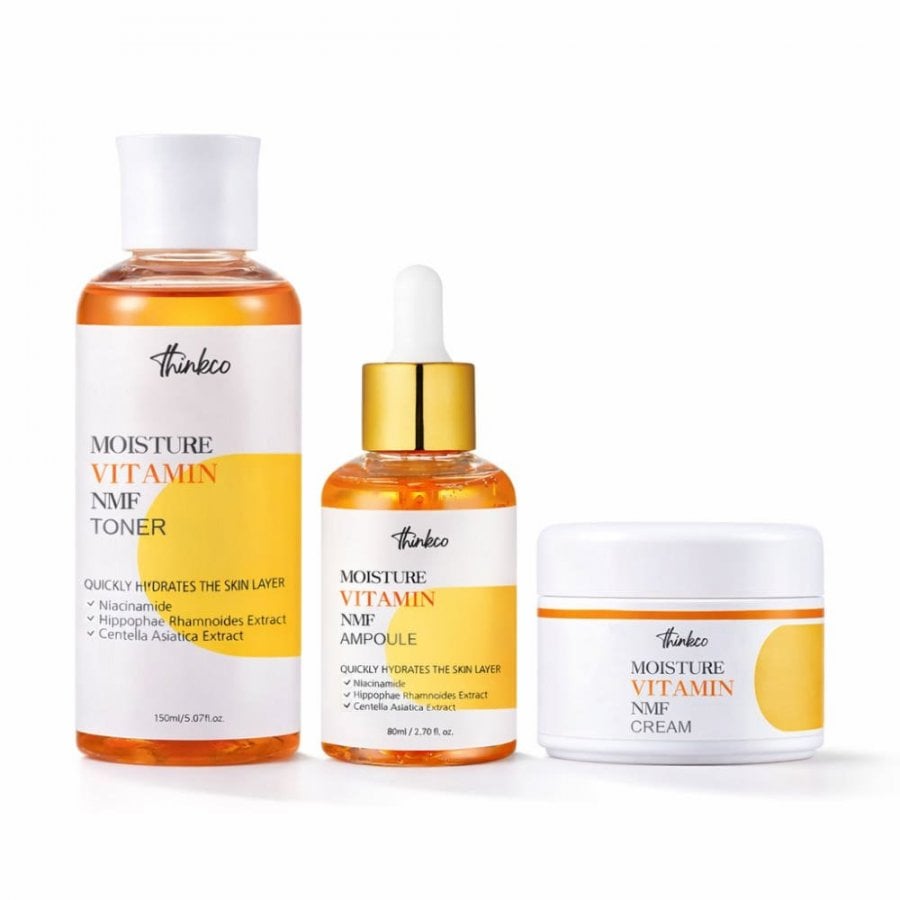 Bộ 3 sản phẩm dưỡng trắng da vitamin NMF