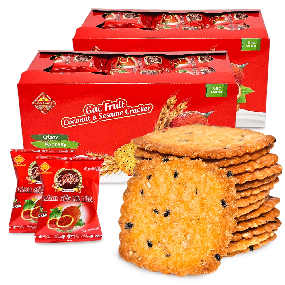 Bánh quy mè dừa Gaekfruit, 520g, 2 hộp