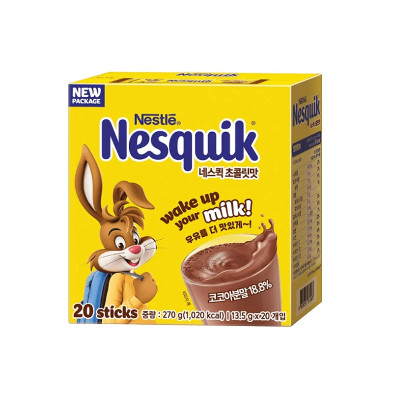 Nestle Nesquik vị socola, 13.5g, 20 miếng, 3 miếng