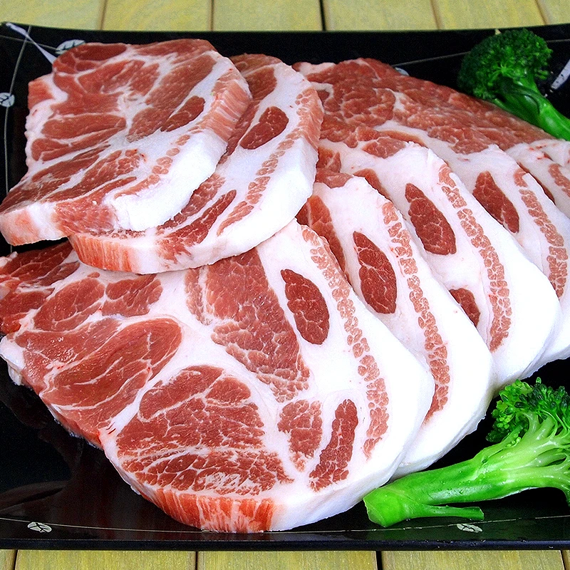 Thịt lợn vai đông lạnh sản xuất trong nước tốt nhất, dùng để nướng, 500g, 2 gói