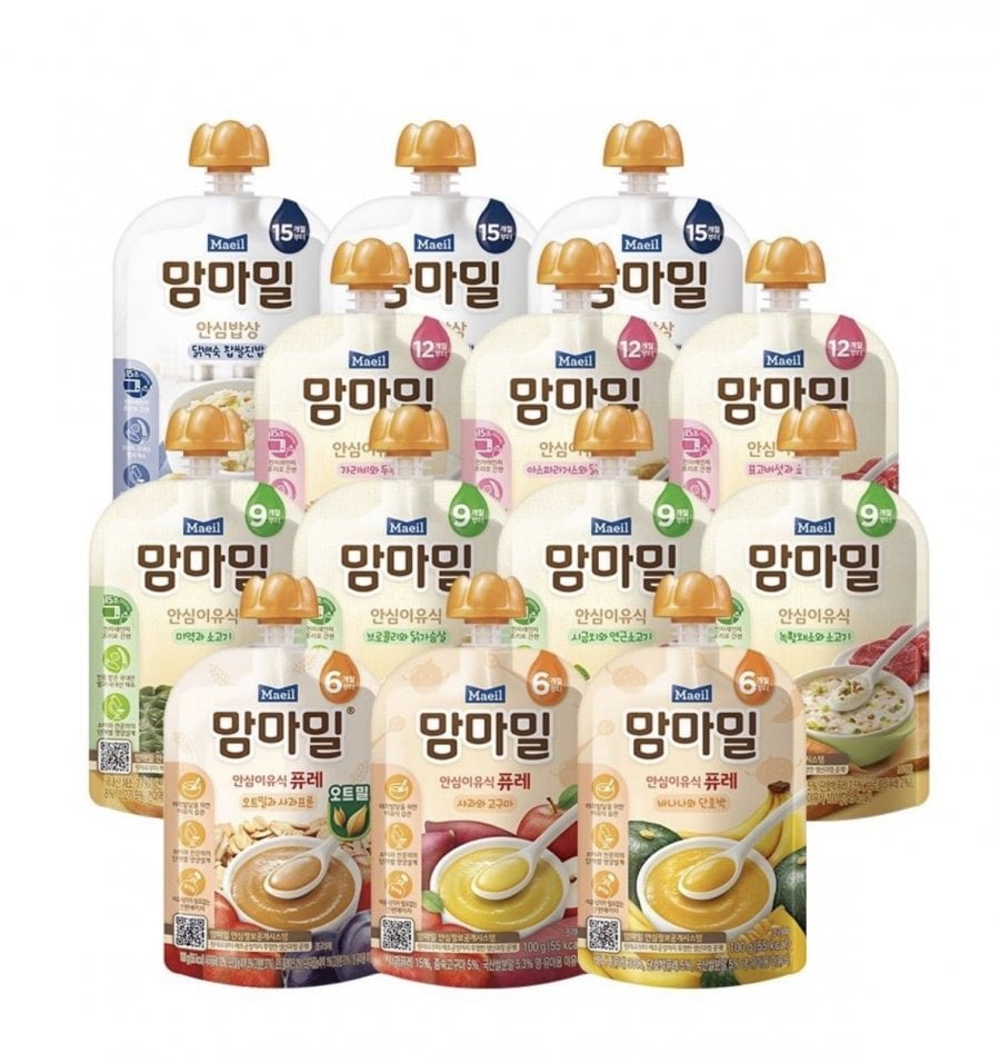 Sản phẩm sữa Maeil Bữa ăn an toàn & thức ăn trẻ em Momma Meal 20 Gói