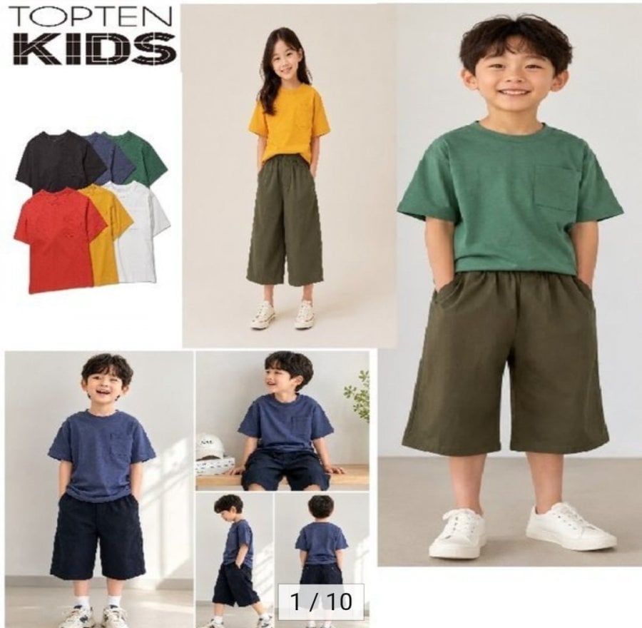 Top 10 áo thun overfit cho trẻ em