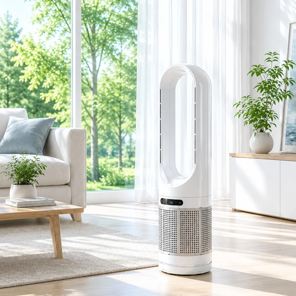 Quạt thanh lọc không khí nóng lạnh loại tháp không quạt cao cấp AM-046JR, 1 chiếc