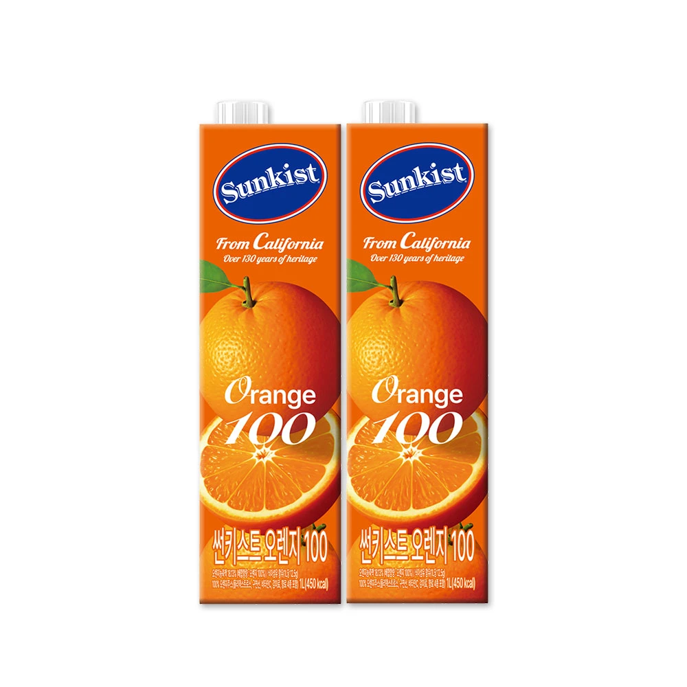 Sunkist Cam 100, 1L, 8 miếng