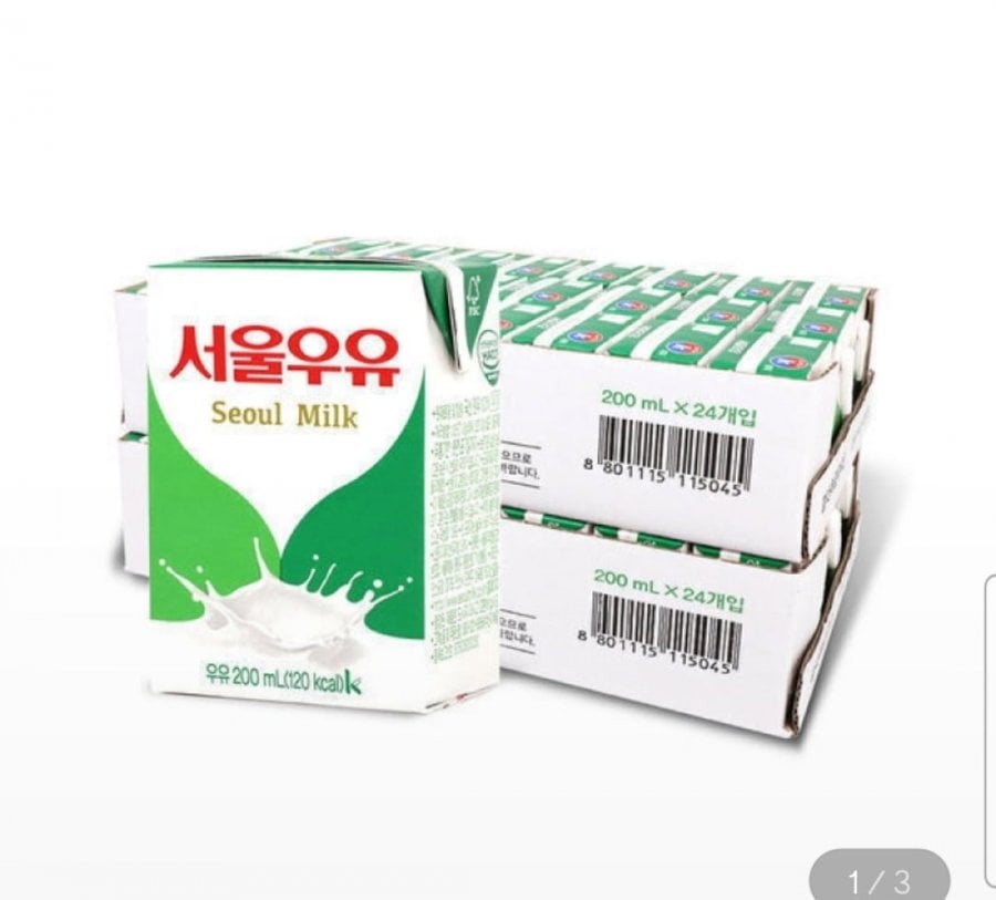 Sữa tiệt trùng Seoul Milk 200ml x 48 gói