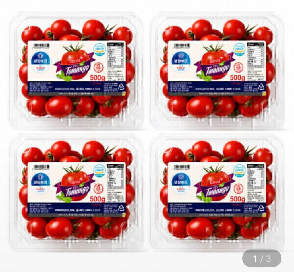 Stevia Jujube Drop Tomango 500g 4 gói (Thẻ Nonghyup)