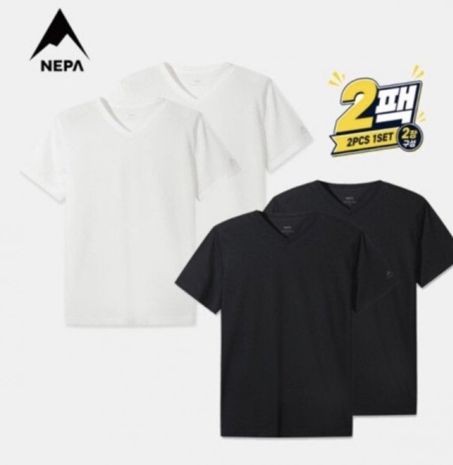 Nepa Common Function Cool 1+1 Áo thun ngắn tay hai gói Ice Cool