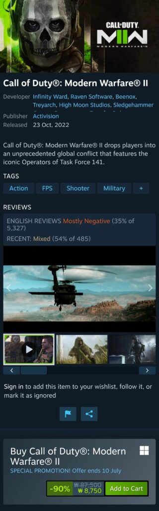 Call of Duty®: Chiến tranh hiện đại II 2022