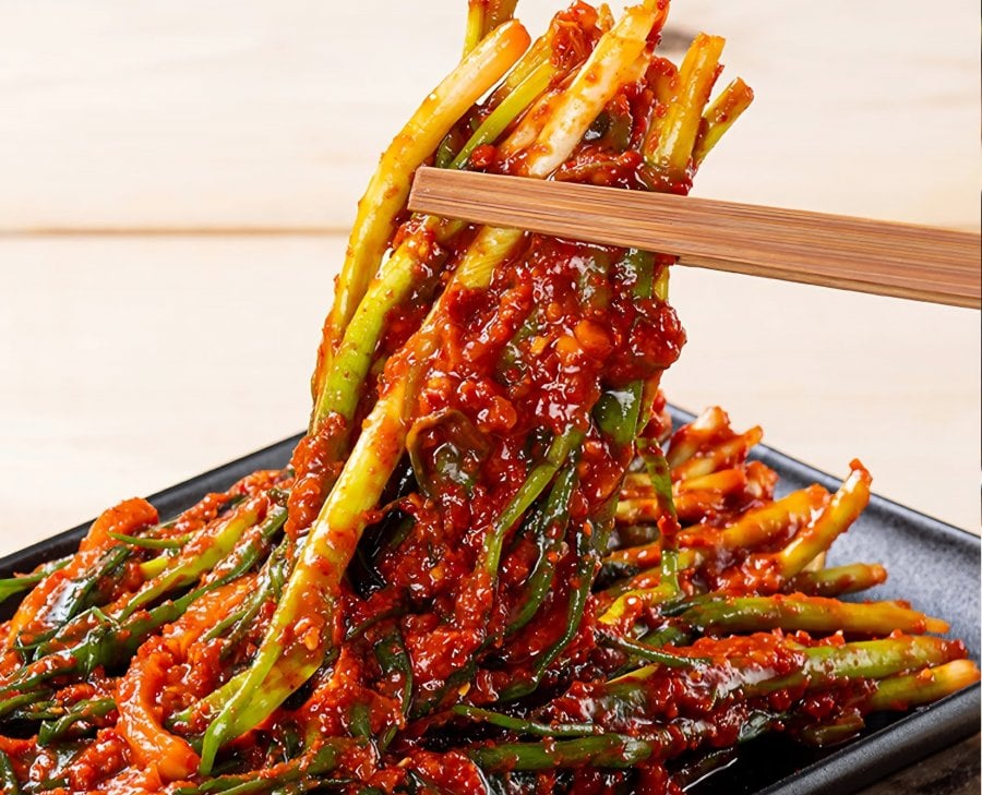 Kim chi hành lá kiểu Jeolla-do 1kg và các loại khác