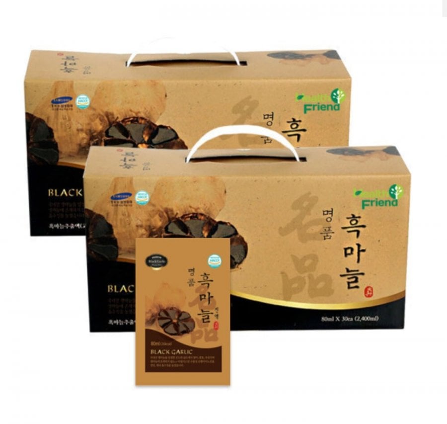 2 hộp tinh chất tỏi đen 80ml x 30 gói
