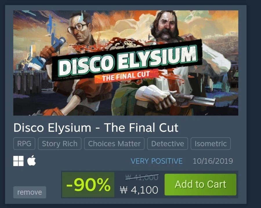 Bản cắt cuối cùng của Disco Elysium