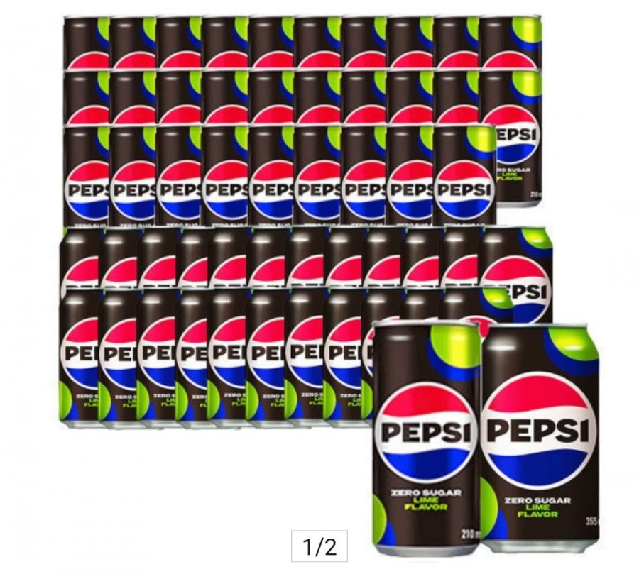 Pepsi Zero 30 lon 210ml + 24 lon 355ml