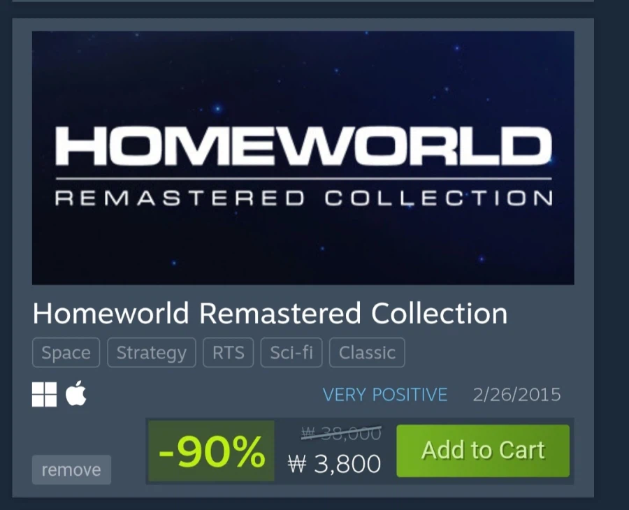 Bộ sưu tập Homeworld Remastered
