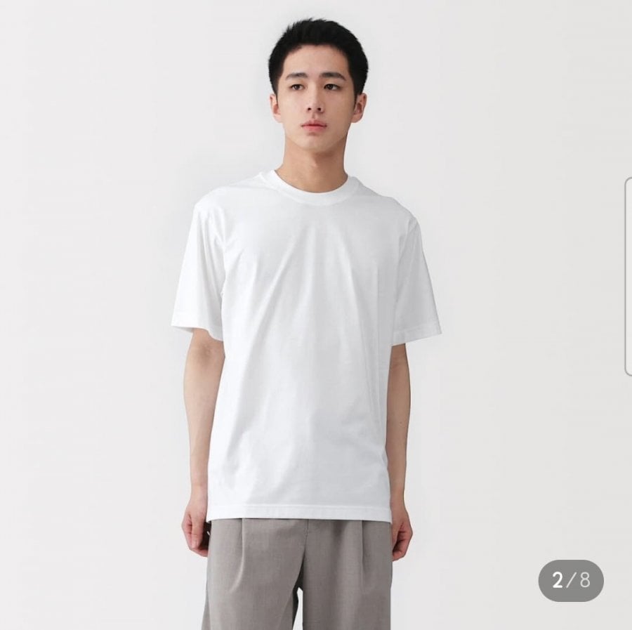 Áo thun nam tay ngắn cổ tròn MUJI