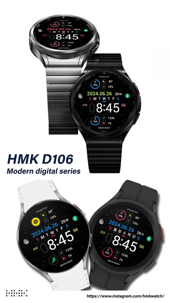 2 loại trong đó có Galaxy Watch Face HMK D106