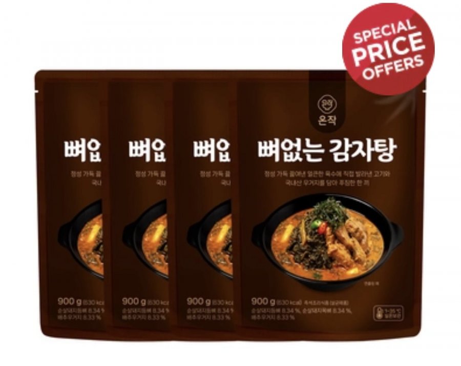 Onjak không xương Gamjatang 900g 4 gói