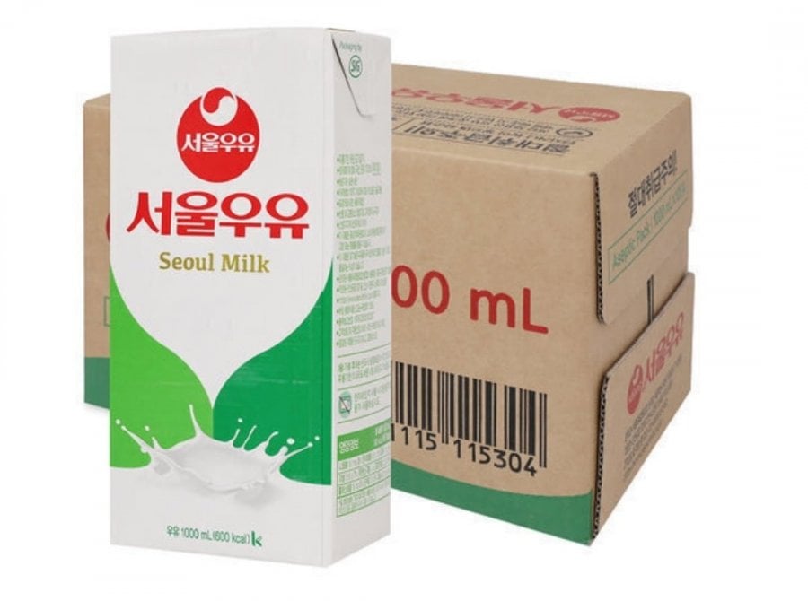 Sữa tiệt trùng Seoul Milk 1000ml 10 cái