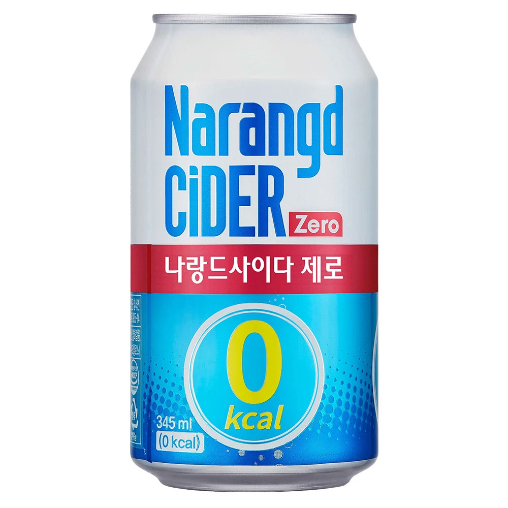 Donga Otsuka Narande Cider Zero, nguyên bản, 345ml, 24 chiếc.