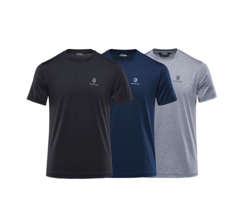 Áo thun tròn chức năng mùa hè Black Yak Unisex 3 gói