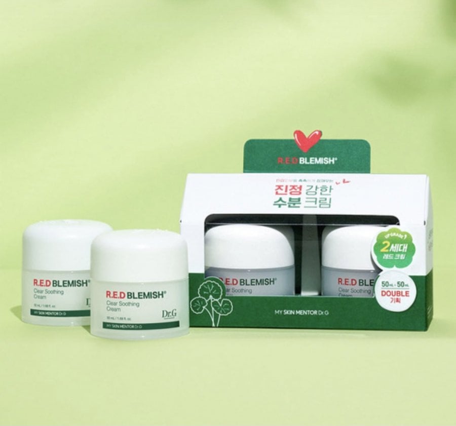 Bộ quà tặng đôi Dr.G Red Blemish Clear Soothing 50ml