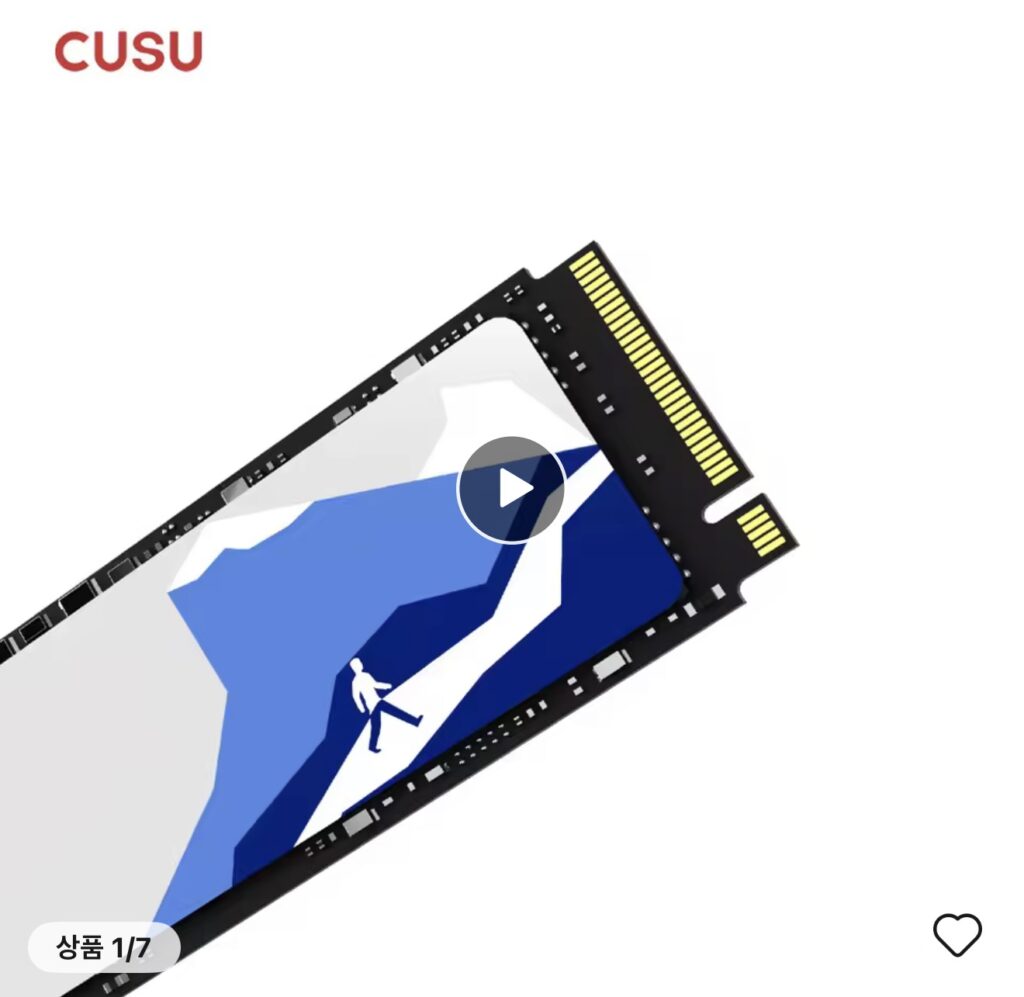 [Ali] SSD CUSU CV3500 M.2 NVMe 2280 2TB (TLC không DRAM)