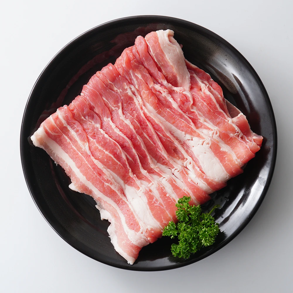Nghiện Thịt Thịt ba chỉ thái miếng 3 giây, 500g, 4 miếng