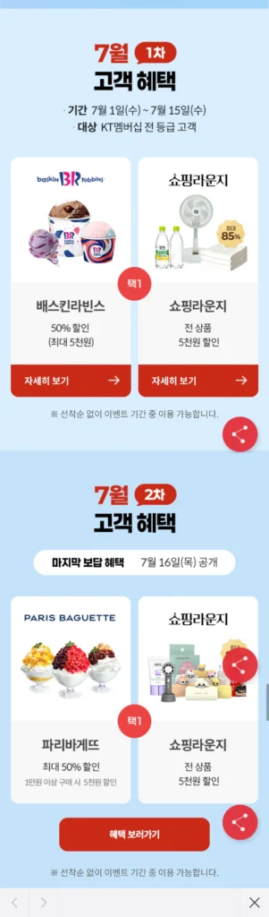 Chương trình hoàn trả khách hàng tháng 7 của KT Member đợt 2