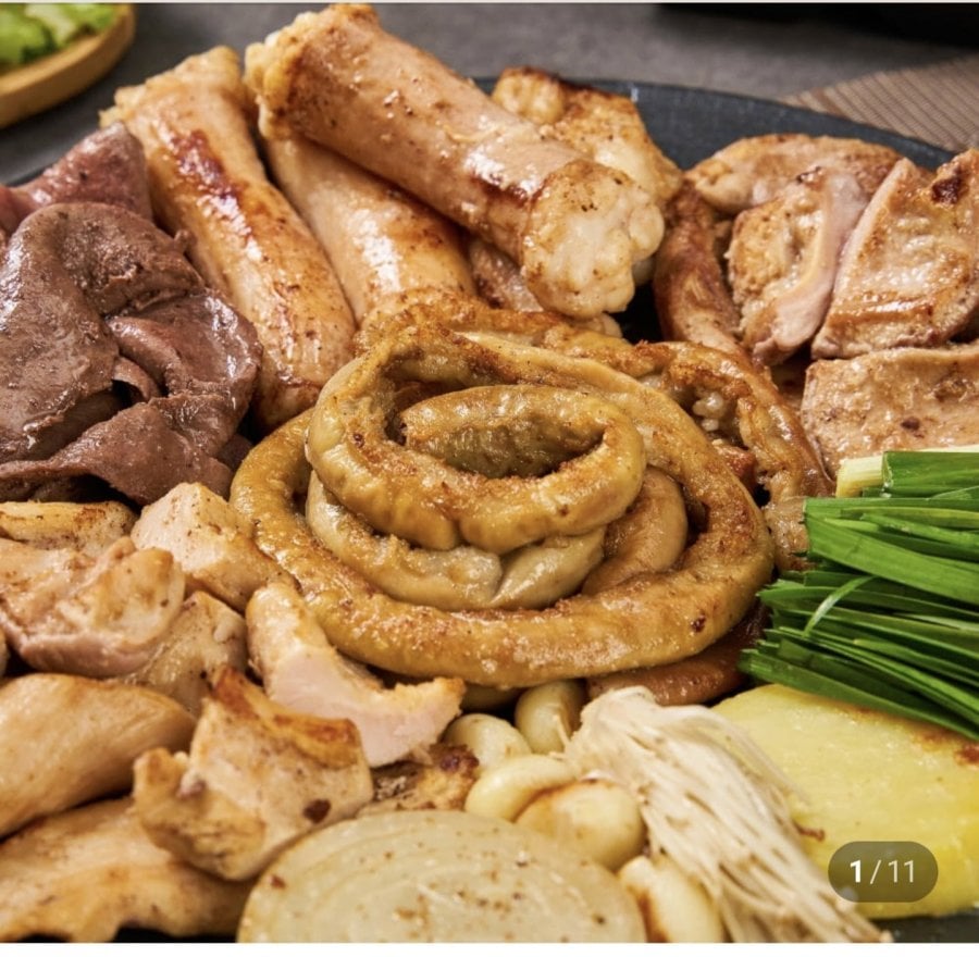 160g lòng bò + 20g sốt